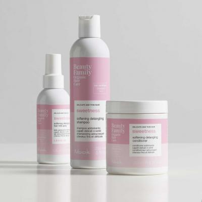 𝐁𝐞𝐚𝐮𝐭𝐲 𝐅𝐚𝐦𝐢𝐥𝐲 𝐒𝐰𝐞𝐞𝐭𝐧𝐞𝐬𝐬 è la nuova famiglia di Nook dedicata alla beauty routine dei capelli delicati e sottili